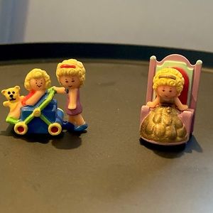Vintage 1990 | Polly Pocket Pushes Pram & Polly Plays Princess